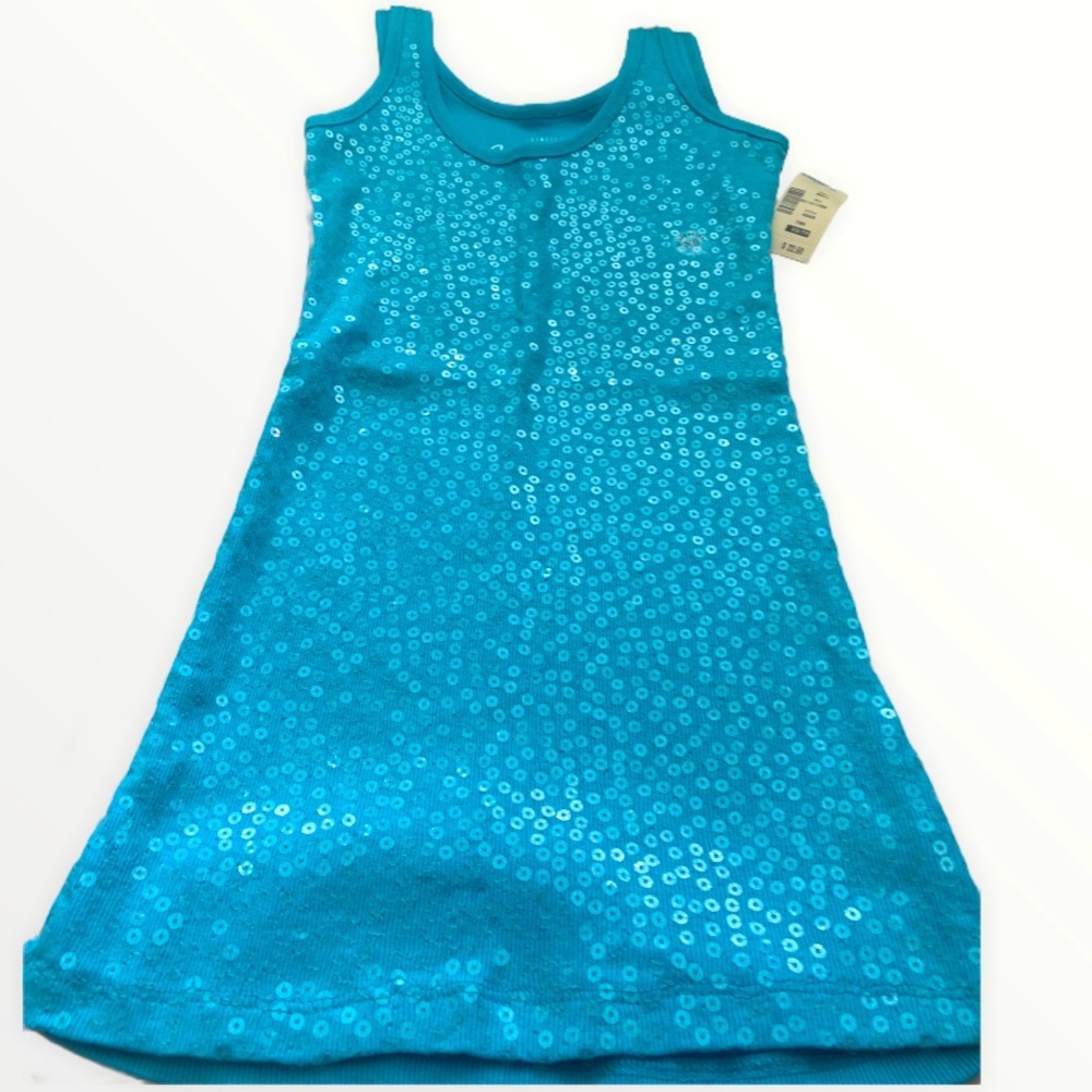 Aeropostale sequined light blue tank top, NWT XS